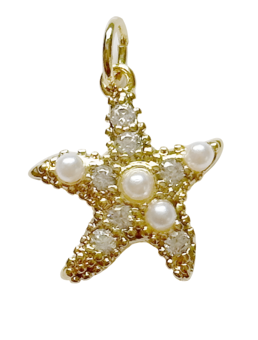 Pearly Starfish Charm