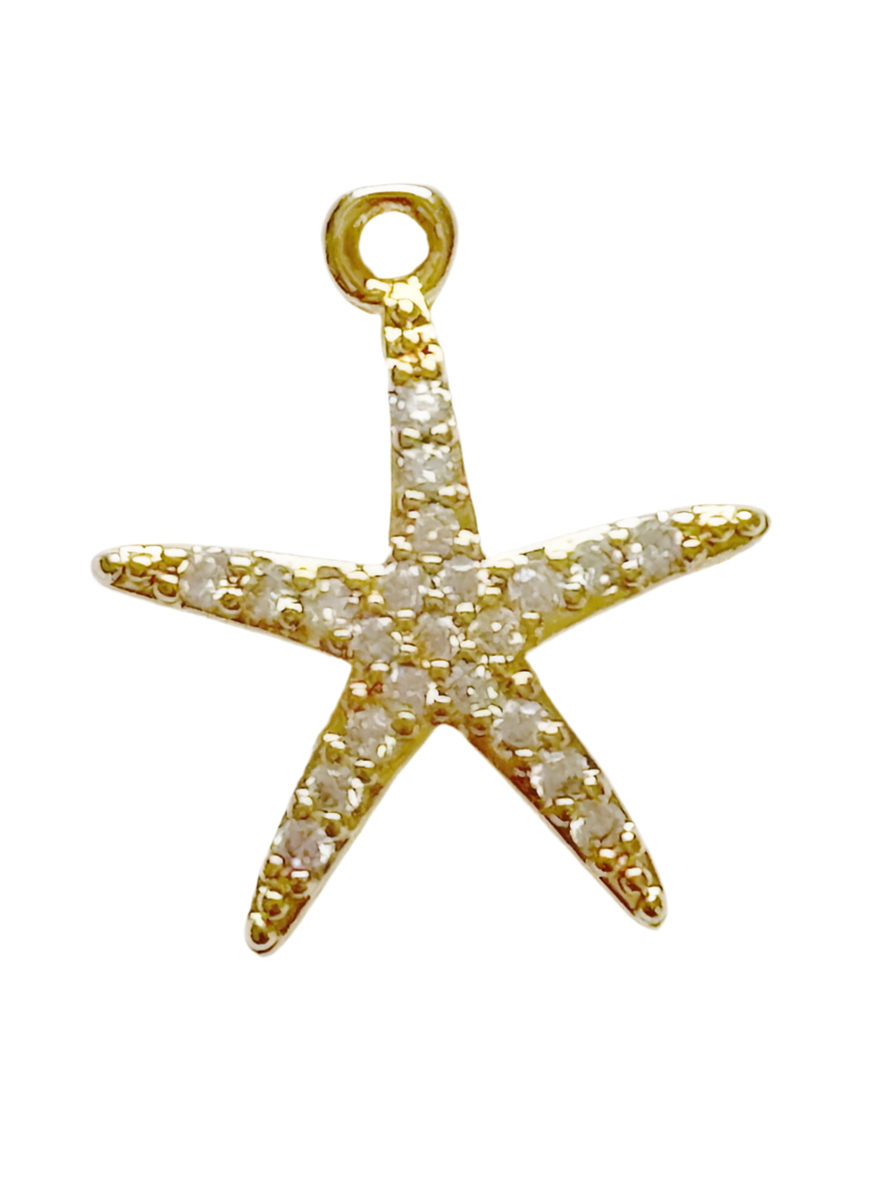 Skinny Starfish Charm