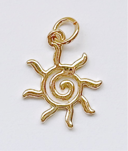 Spiral Sun Charm