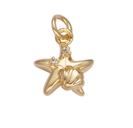 Little Starfish Charm