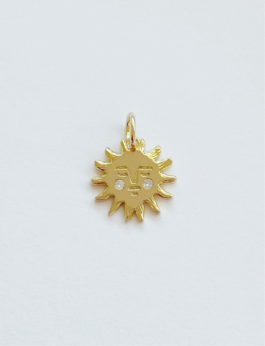 Sleepy Sun Charm