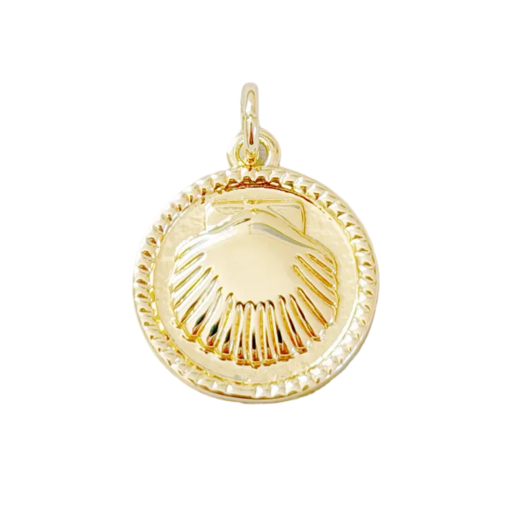 Scallop Coin Charm