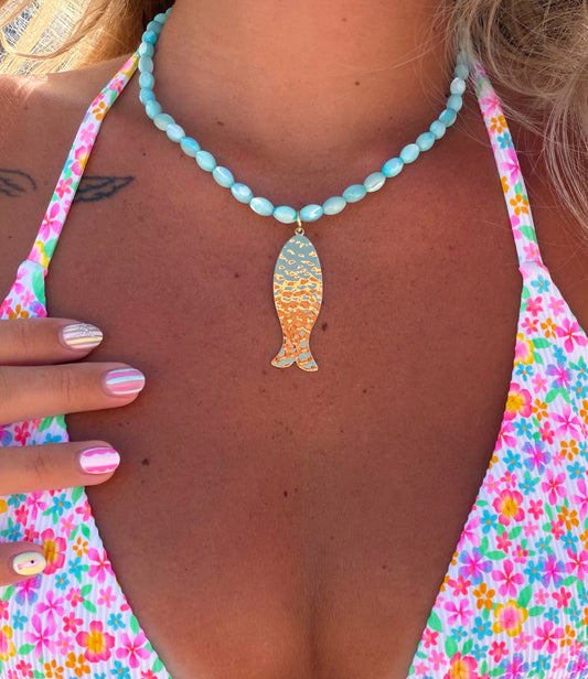 Blue Tide Necklace