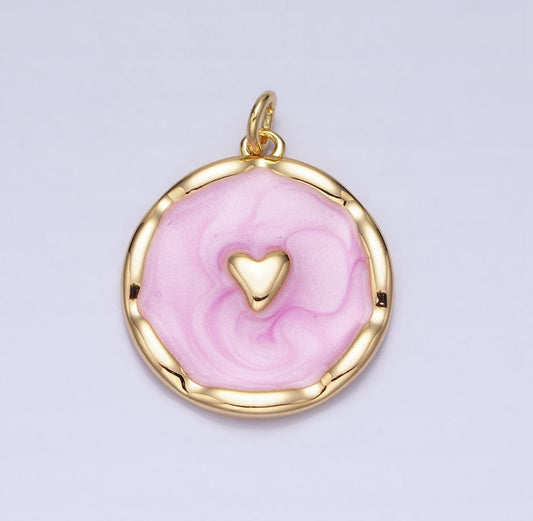 Pink Heart Charm