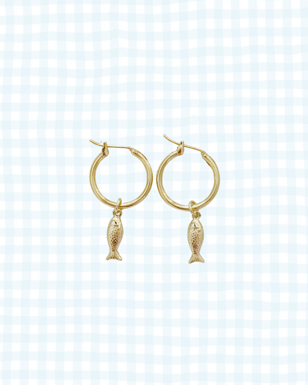 Twin Fish Hoops