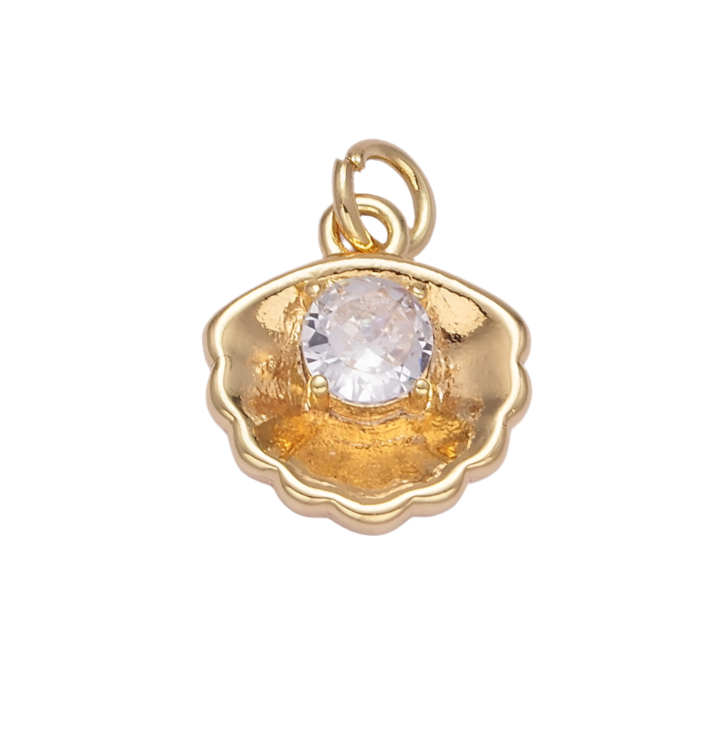 Gem Clam Charm