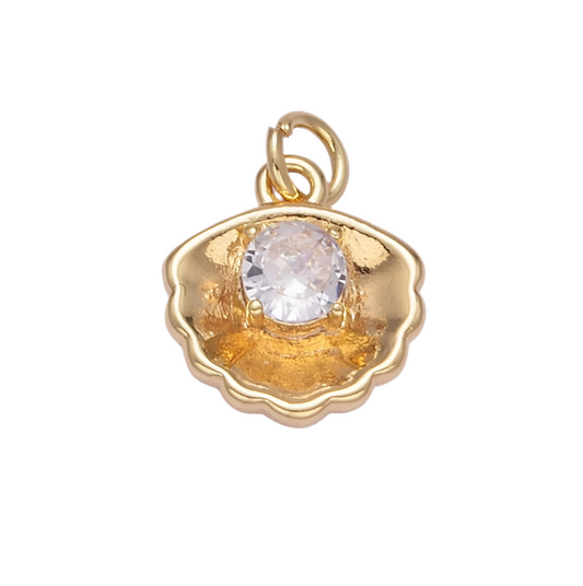 Gem Clam Charm