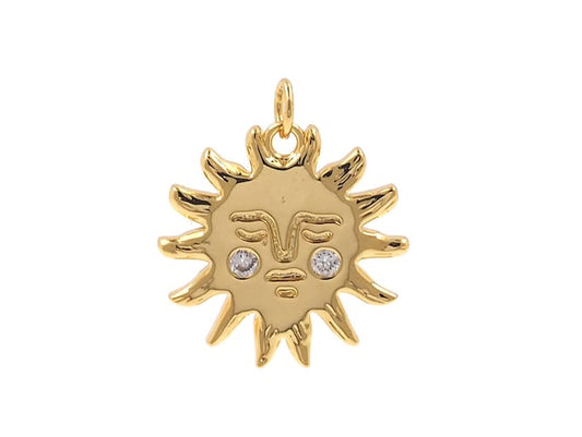 Sleepy Sun Charm