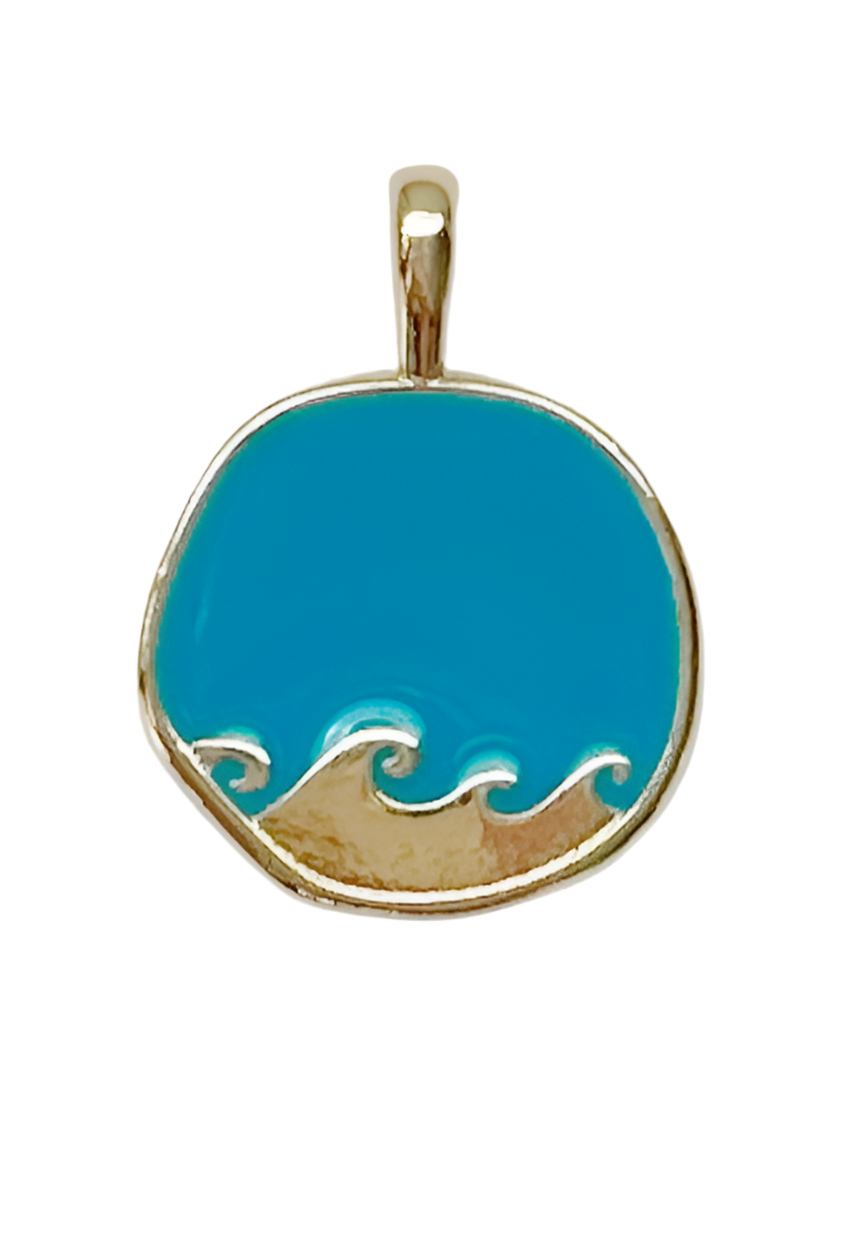 Blue Wave Charm
