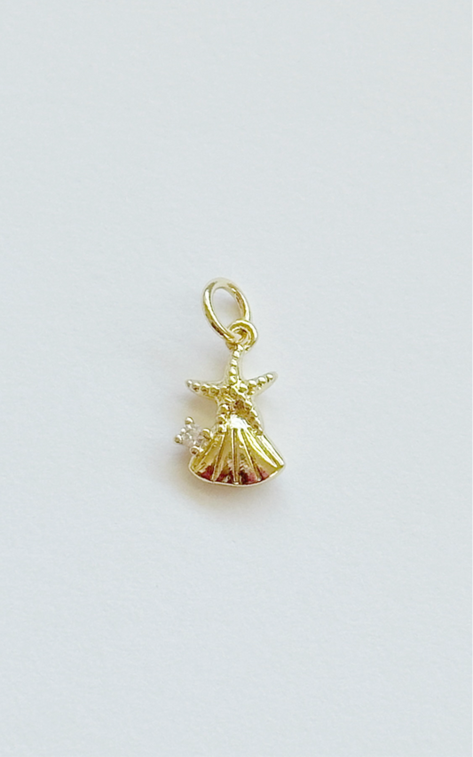 Starfish Shell Charm