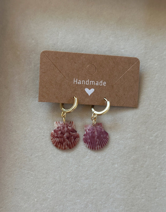 Seashell Hoops